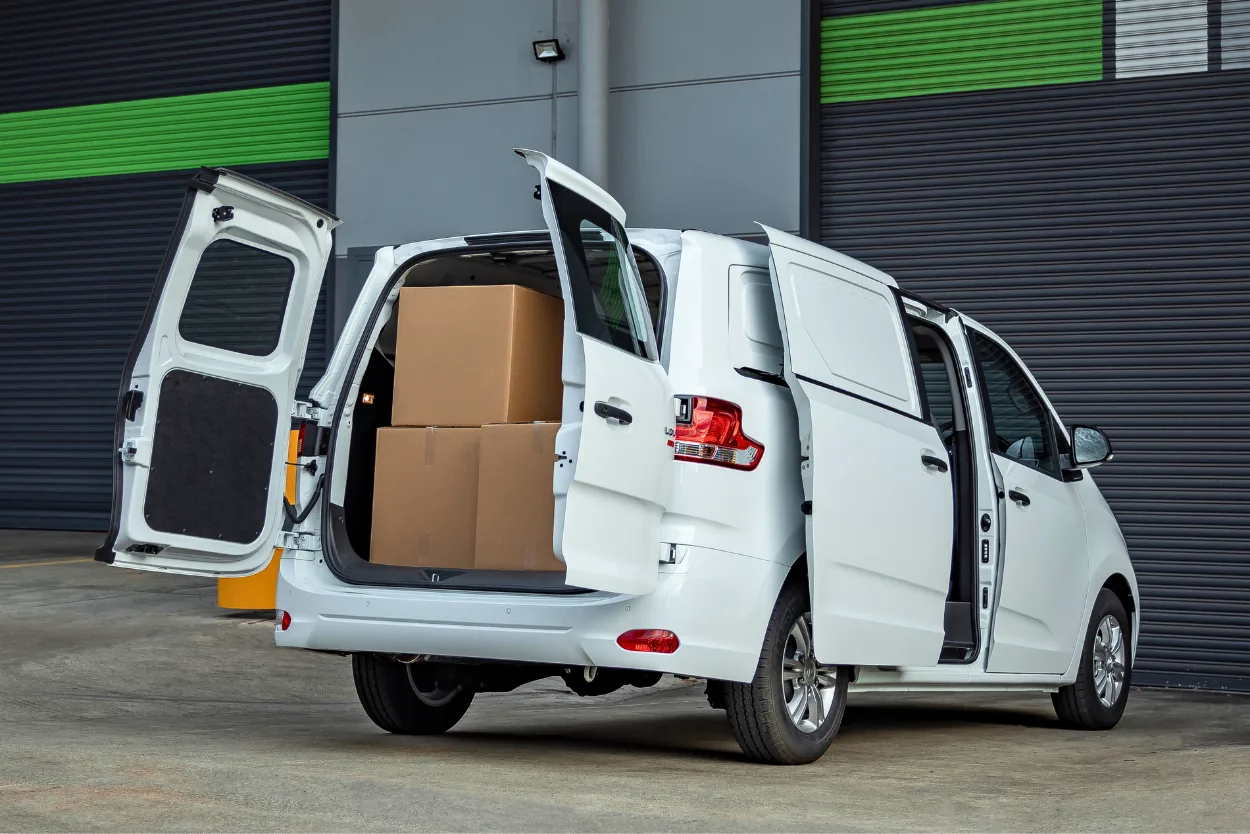 Varenni's white LDV G10 van